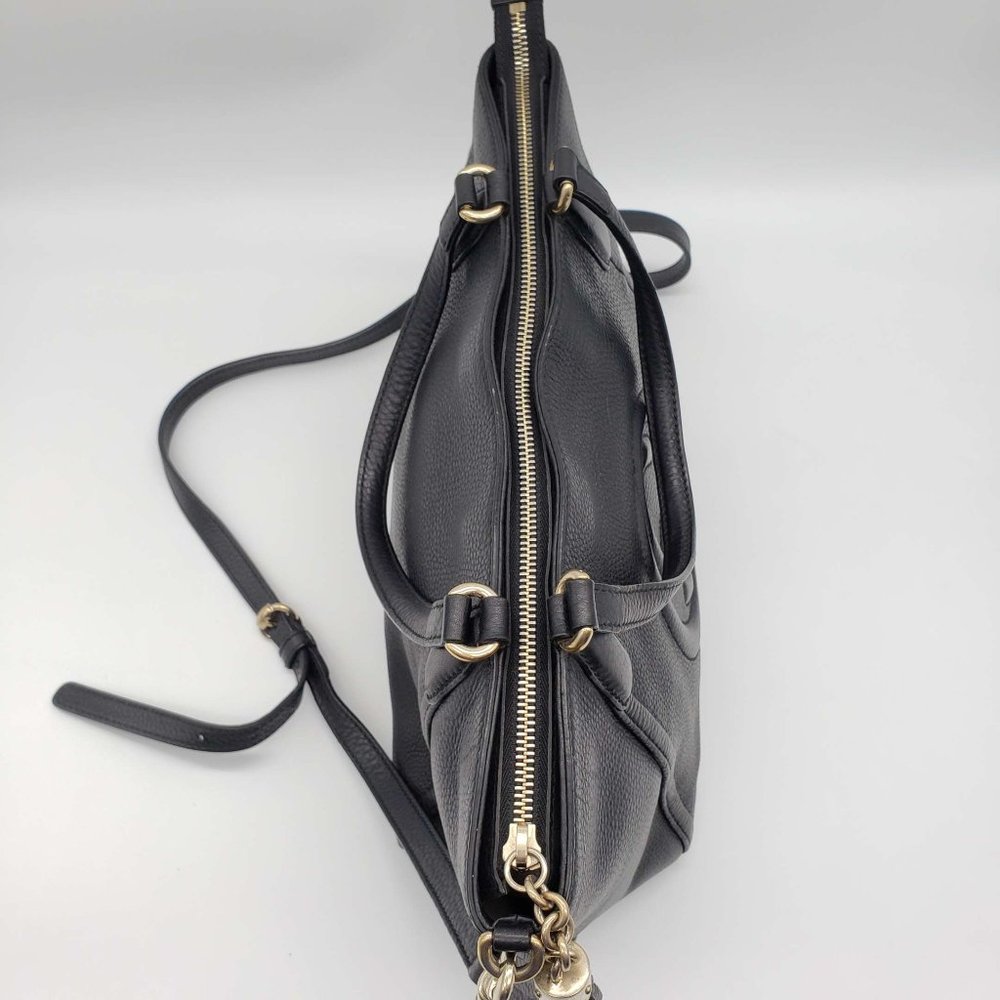 100% Authentic Gucci GG Soho Black Leather Shoulder Bag - Picture 8 of 16
